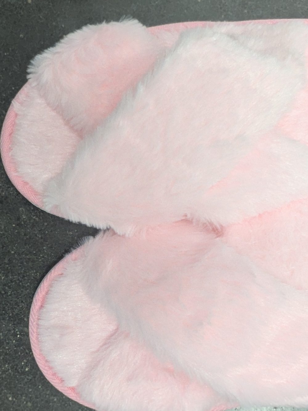 Cozy 6 Pink Fuzzy Slippers